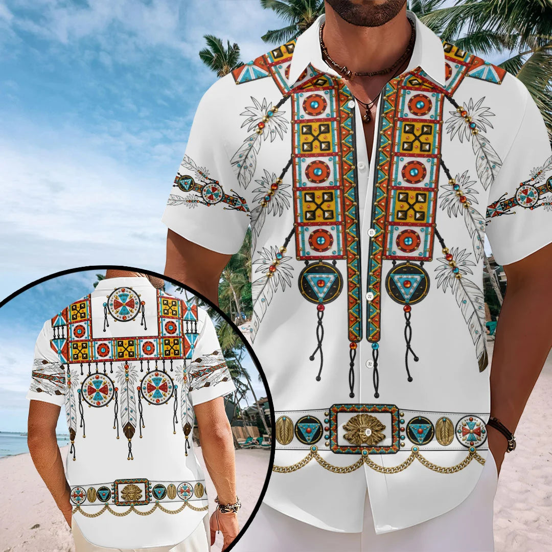 Elvis Presley Short Sleeve Button-Down Shirt – HOATT20909