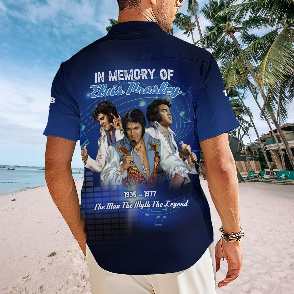 Elvis Presley Short Sleeve Button-Down Shirt – MAITM13522