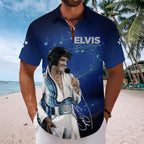 Elvis Presley Short Sleeve Button-Down Shirt – MAITM13522