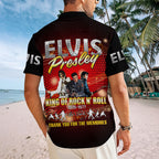 Elvis Presley Short Sleeve Button-Down Shirt – MAITM14381