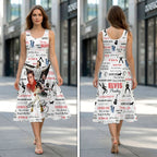 Elvis Presley Sleeveless Knee-Length Dress – HOATT20634