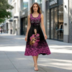 Elvis Presley Sleeveless Knee-Length Dress – HOATT20888