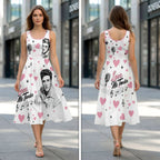 Elvis Presley Sleeveless Knee-Length Dress – HOATT20577
