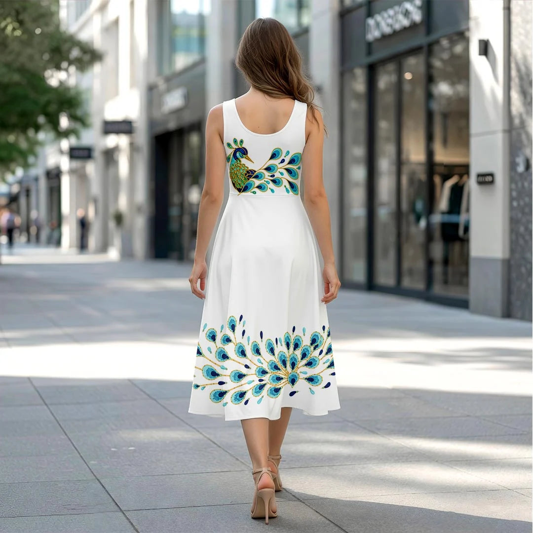 Elvis Presley Sleeveless Knee-Length Dress – HOATT20596