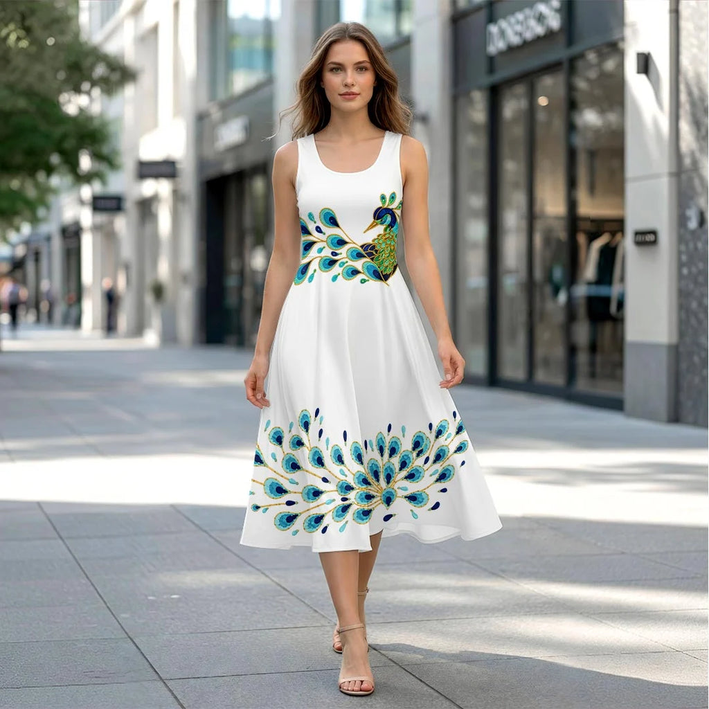 Elvis Presley Sleeveless Knee-Length Dress – HOATT20596