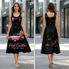 Elvis Presley Sleeveless Knee-Length Dress – HOATT21358
