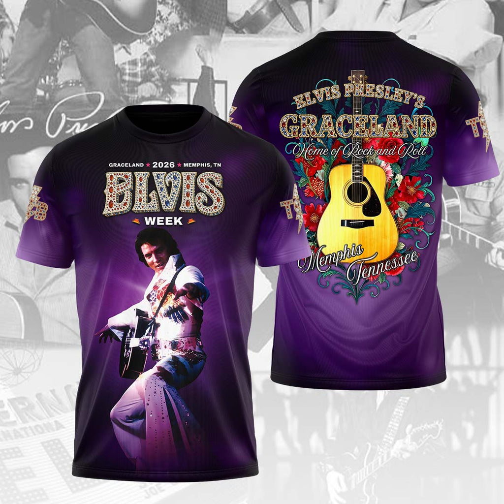 Elvis Presley Elvis Week 2026 3D Apparel – HOATT19549