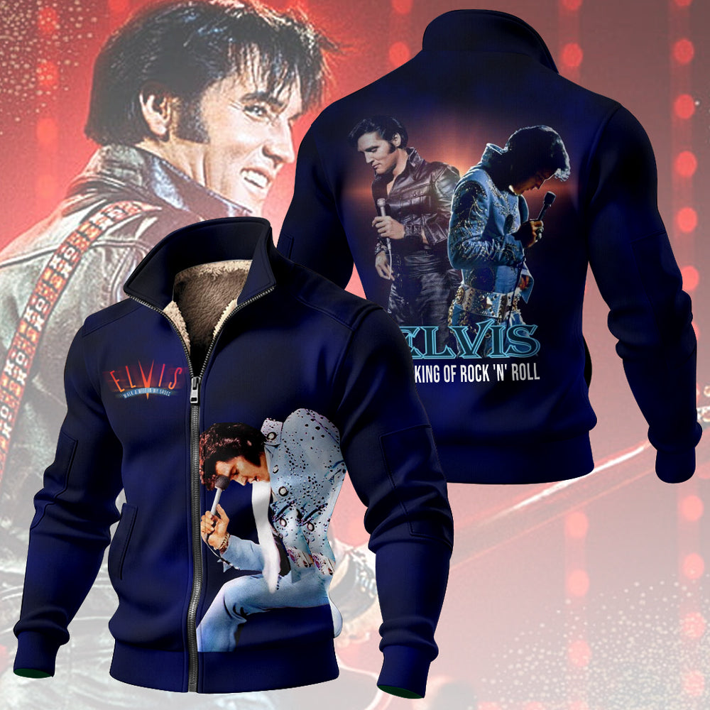 Elvis Presley Thick Knit Fleece Jacket – TMTHU3011