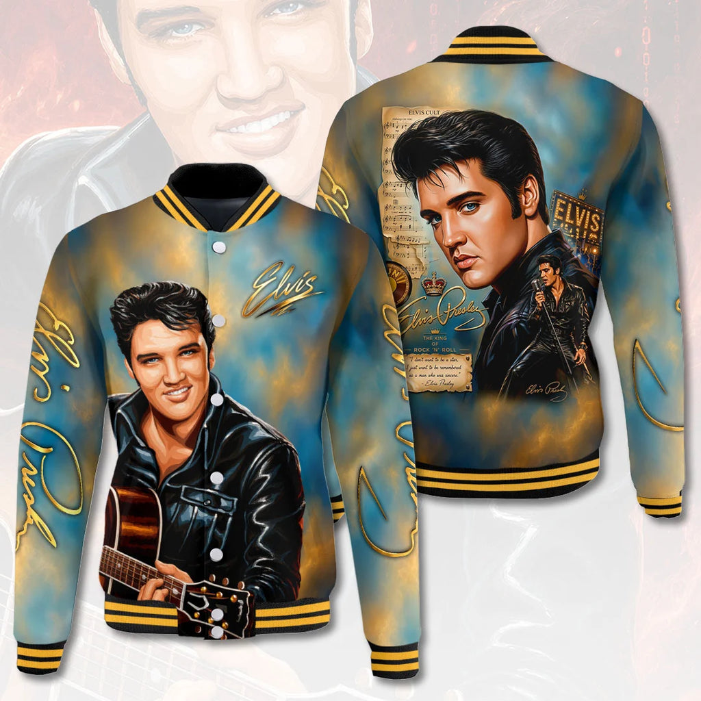 Elvis Presley Varsity Jacket – HOATT21175