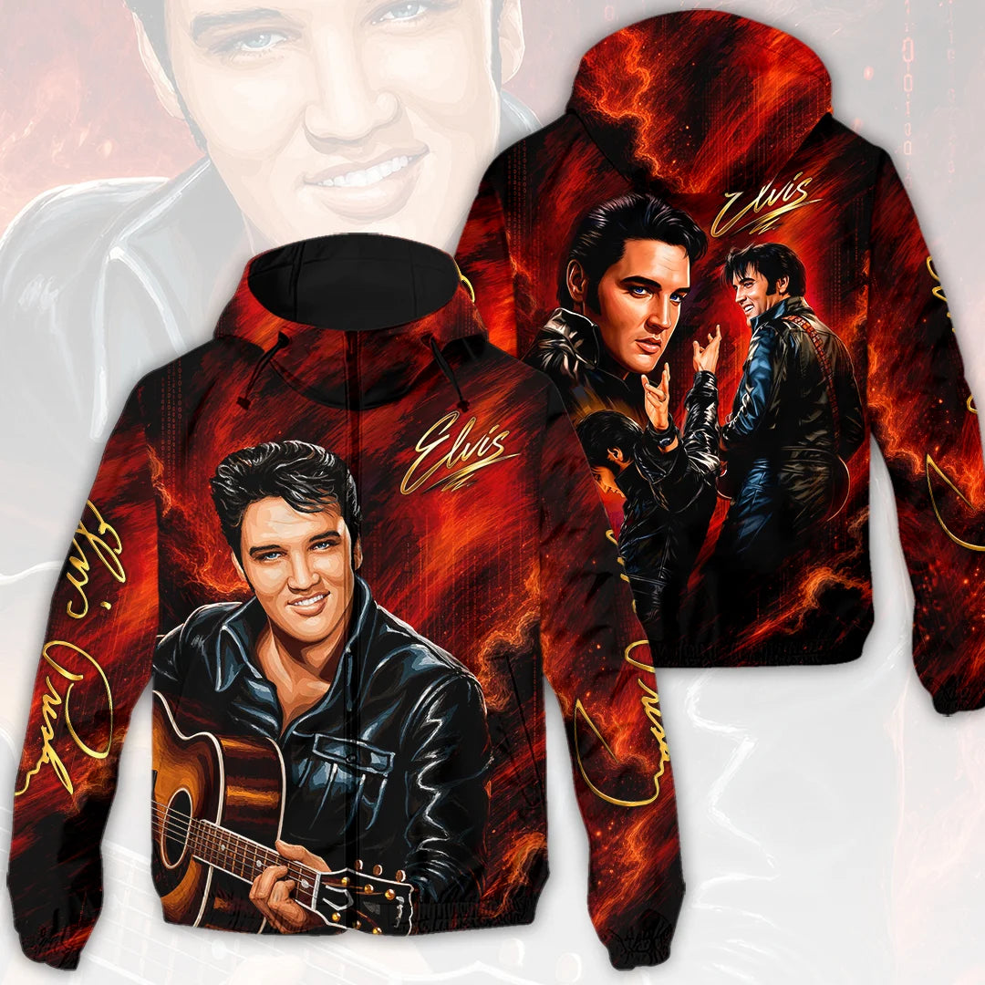 Elvis Presley 3D Windbreaker Jacket – HOATT21104