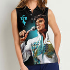 Elvis Presley Women Sleeveless Polo Shirt – HOATT17053
