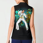 Elvis Presley Women Sleeveless Polo Shirt – HOATT17053