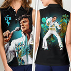 Elvis Presley Women Sleeveless Polo Shirt – HOATT17053