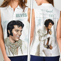 Elvis Presley Women Sleeveless Polo Shirt – HOATT17076