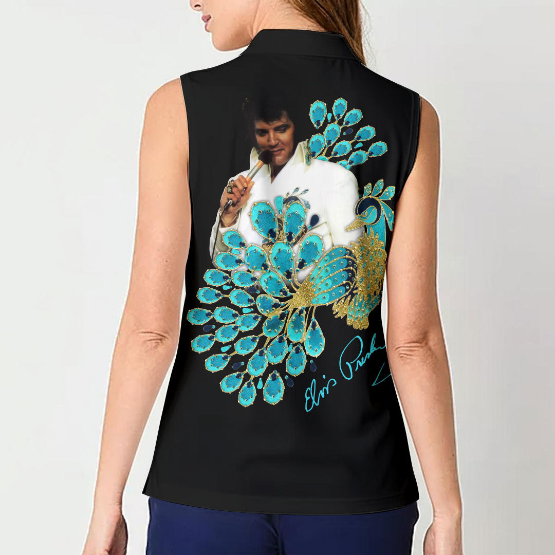 Elvis Presley Women Sleeveless Polo Shirt – HOATT17329