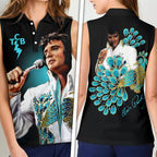 Elvis Presley Women Sleeveless Polo Shirt – HOATT17329