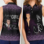 Elvis Presley Women Sleeveless Polo Shirt – HOATT16775