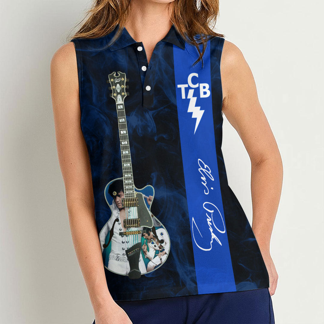 Elvis Presley Women Sleeveless Polo Shirt – HOATT16776