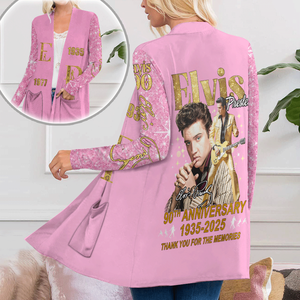 Elvis Presley Thick Knit Fleece Jacket – TMTHU3141