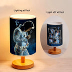 Elvis Presley Wooden Base Fabric Lamp – HOATT16377