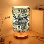 Elvis Presley Wooden Base Fabric Lamp – HOATT13909