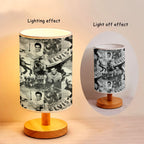 Elvis Presley Wooden Base Fabric Lamp – HOATT13909