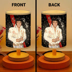 Elvis Presley Wooden Base Fabric Lamp – HOATT13912