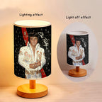 Elvis Presley Wooden Base Fabric Lamp – HOATT13912