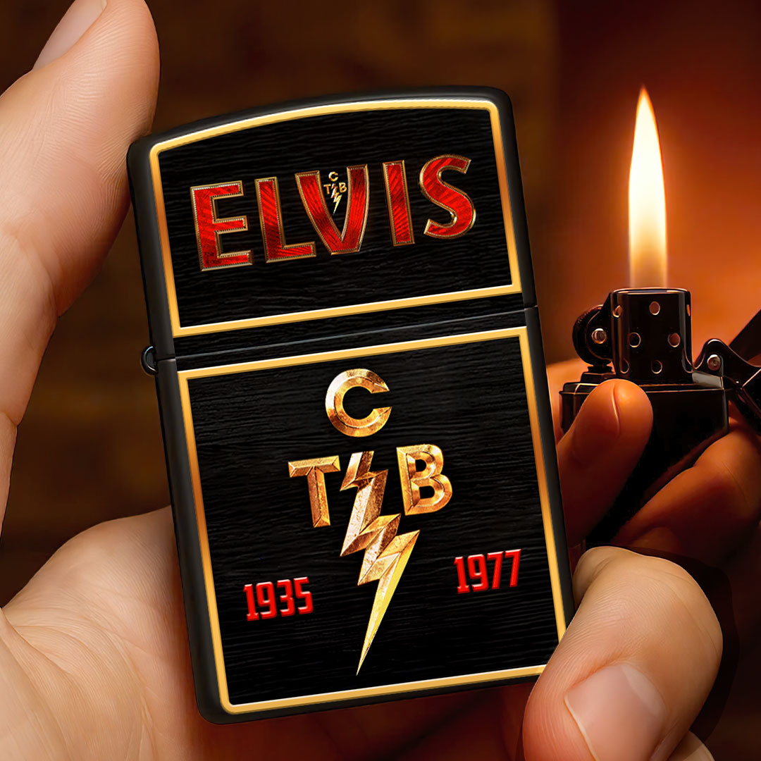 Elvis Presley Zippo Lighter Case (No Insert) – HOATT13279