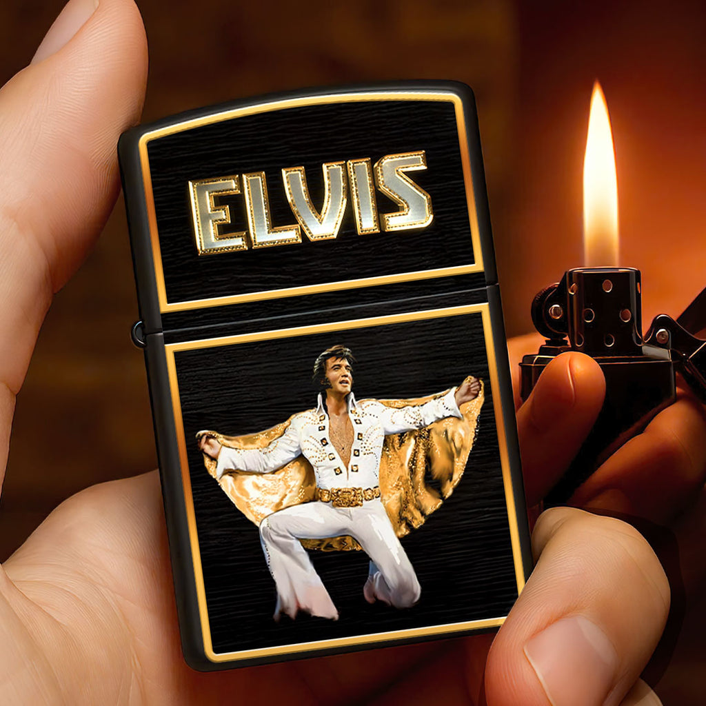Elvis Presley Zippo Lighter Case (No Insert) – HOATT13386