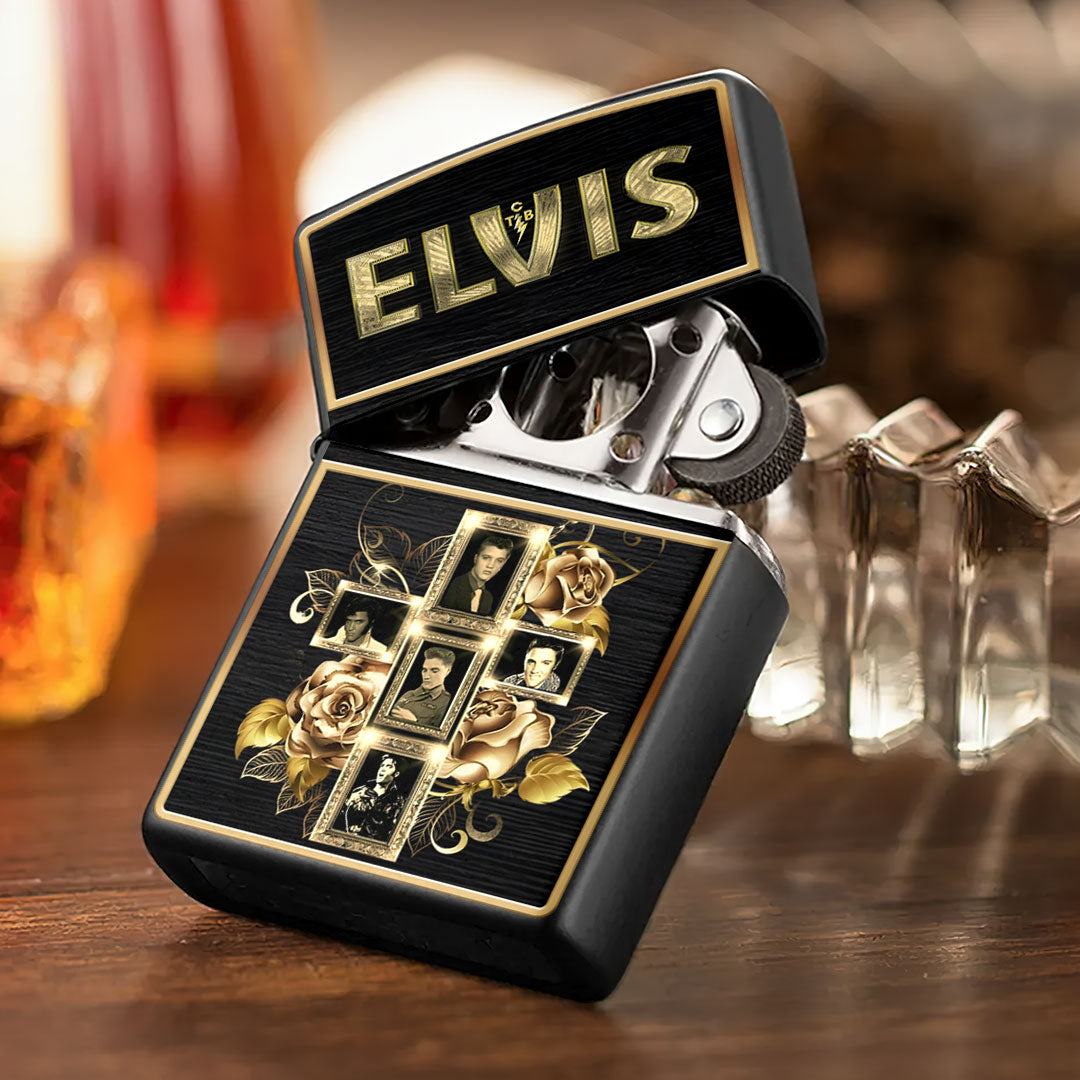 Elvis Presley Zippo Lighter Case (No Insert) – GNENEW643