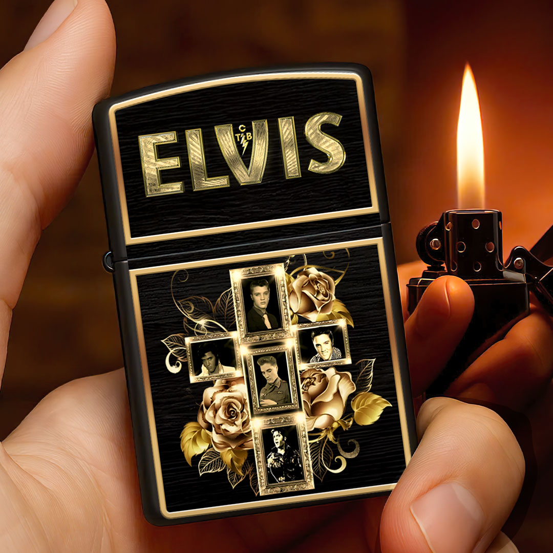 Elvis Presley Zippo Lighter Case (No Insert) – GNENEW643