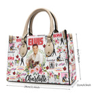 Personalized Elvis Presley Leather HandBag – VANDH 3349
