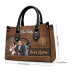 Personalized Elvis Presley Leather HandBag – VANDH 1772