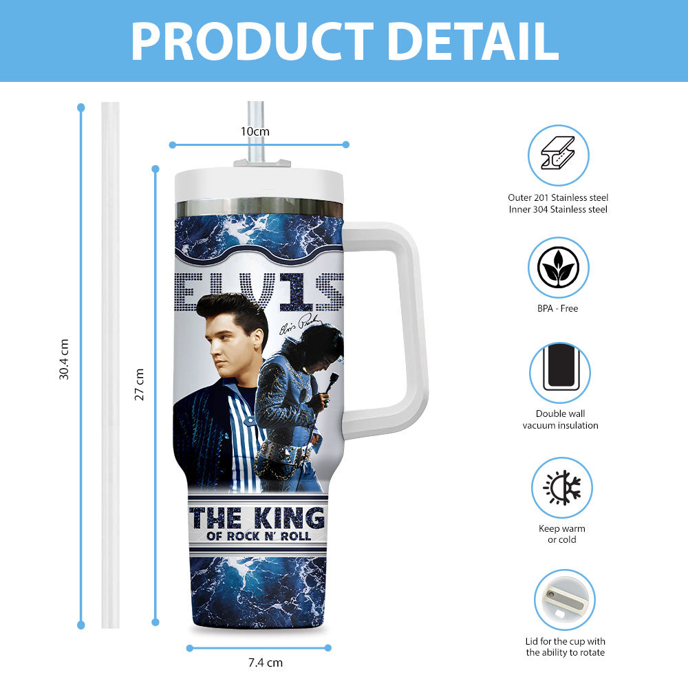Personalized Elvis Presley 40oz Tumbler – TMTHU1834