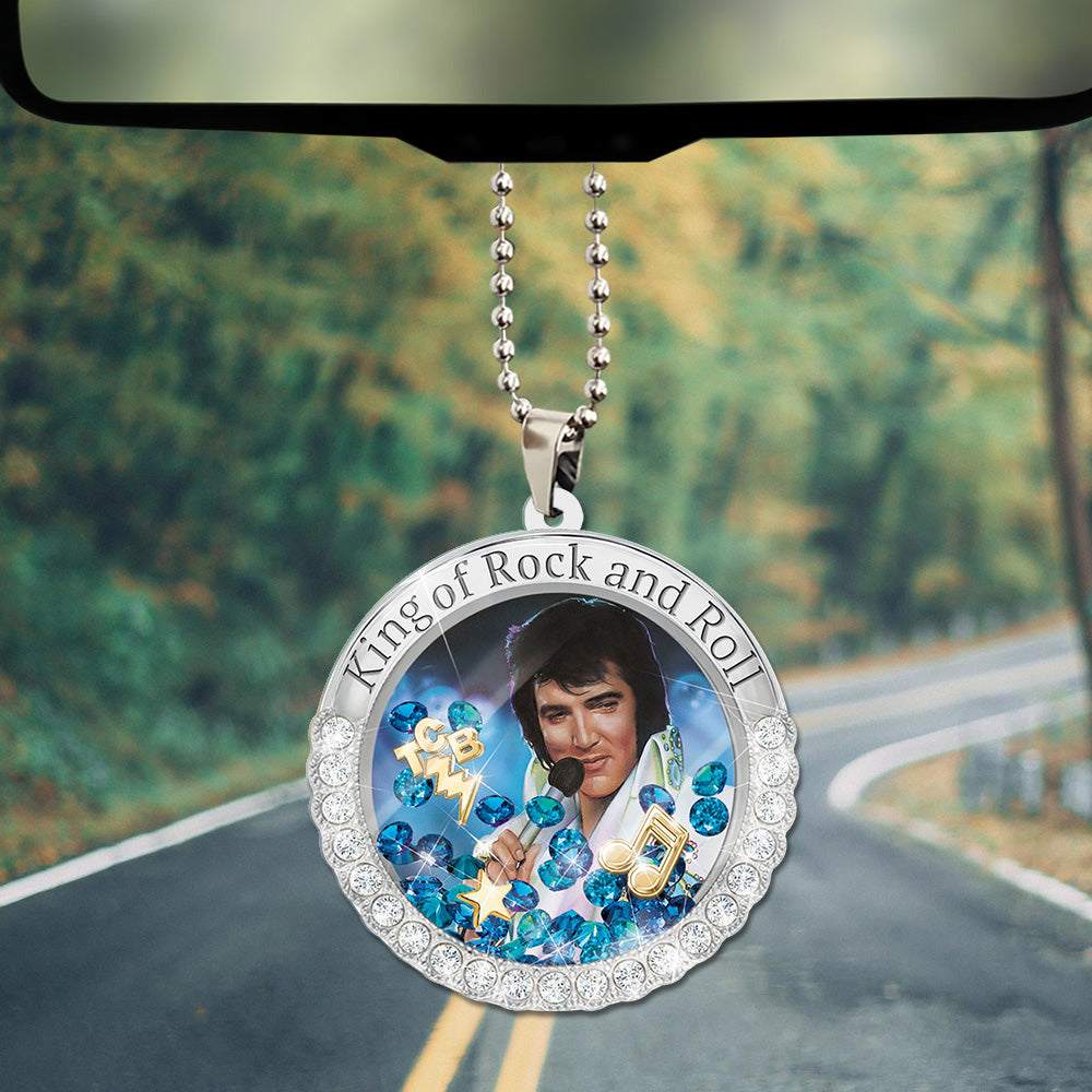 Elvis Presley Custom Shape 2-sided Acrylic Car Ornament – TANTN 11245