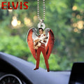 Elvis Presley Custom Shape 2-sided Acrylic Car Ornament – HOATT 6273