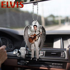 Elvis Presley Custom Shape 2-sided Acrylic Car Ornament – HOATT 6277
