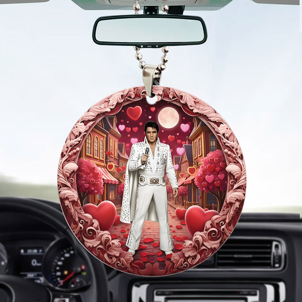 Elvis Presley Custom shape 2-sided Acrylic Car Ornament – TMTHU3002