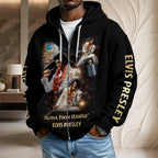 Elvis Presley 3D Unisex Waffle Hoodie – GNE5329.5