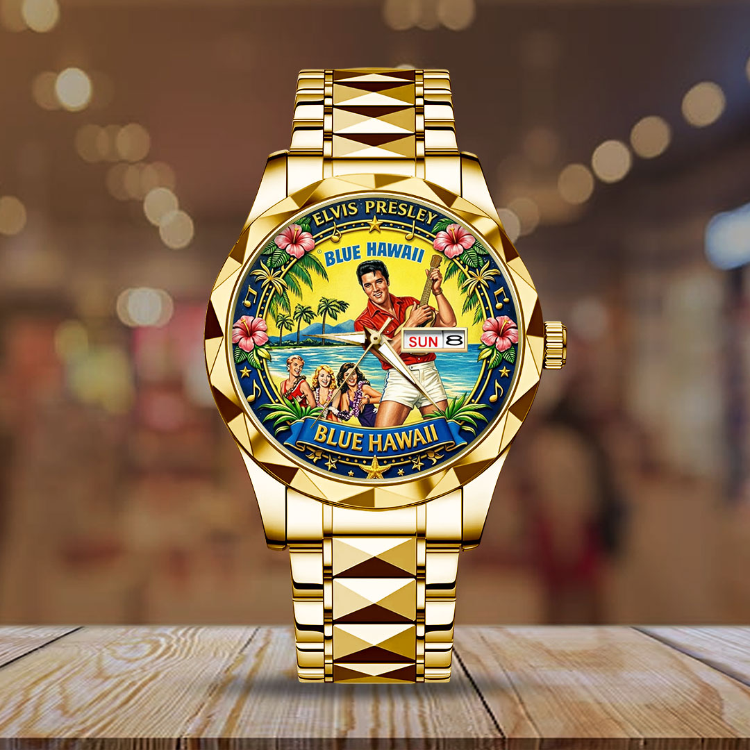 Elvis Presley Alloy Luxury Quartz Watch – TMTHU4457