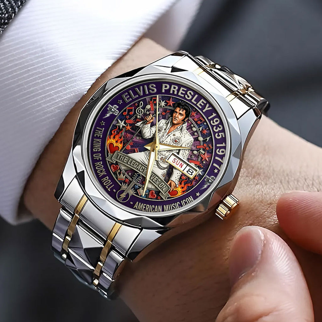 Elvis Presley Alloy Luxury Quartz Watch – TMTHU3483