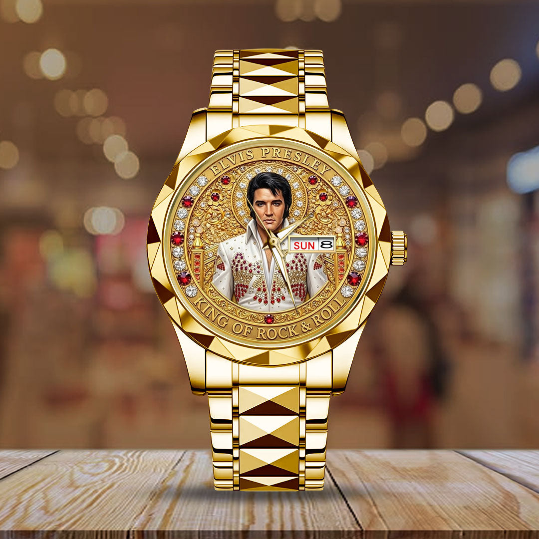 Elvis Presley Alloy Luxury Quartz Watch – TMTHU3832