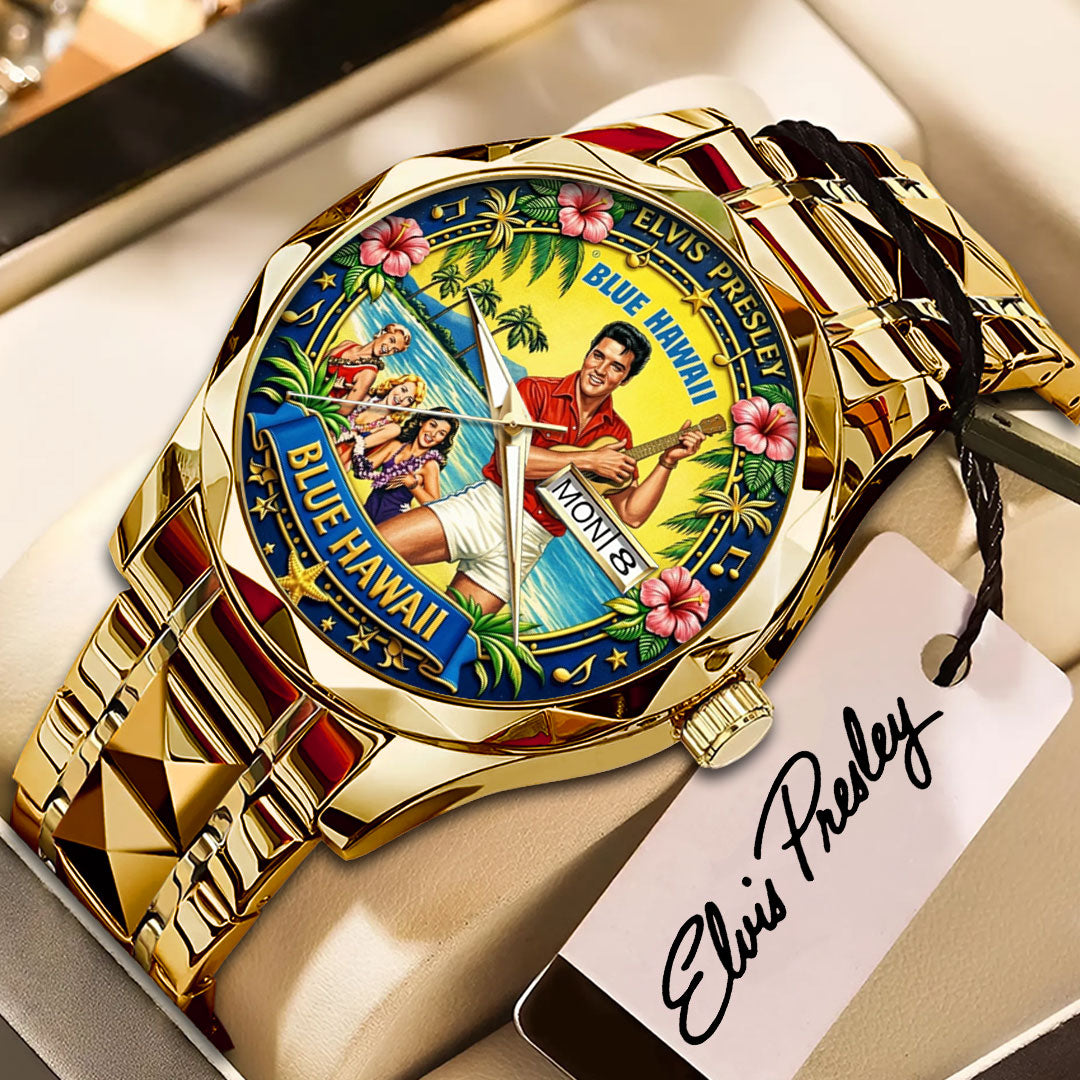 Elvis Presley Alloy Luxury Quartz Watch – TMTHU4457