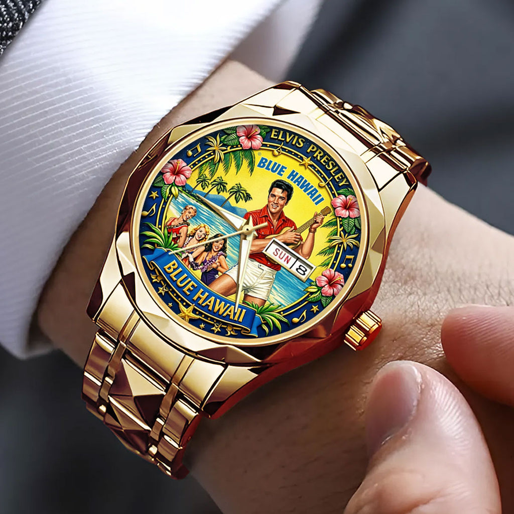 Elvis Presley Alloy Luxury Quartz Watch – TMTHU4457
