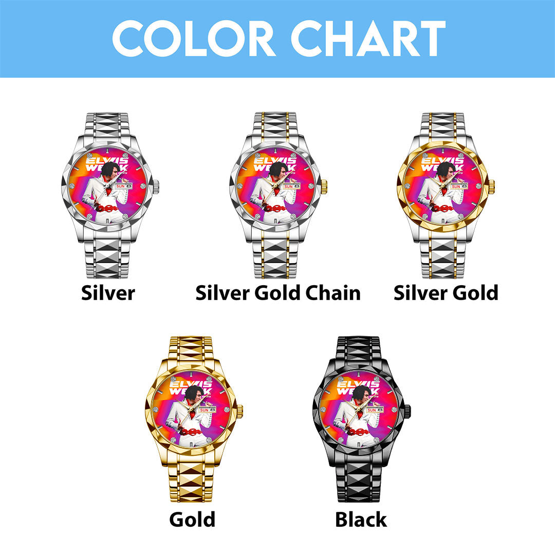 Elvis Presley Alloy Luxury Quartz Watch – GNE 3756