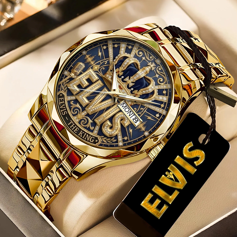Elvis Presley Alloy Luxury Quartz Watch – TANTN20601