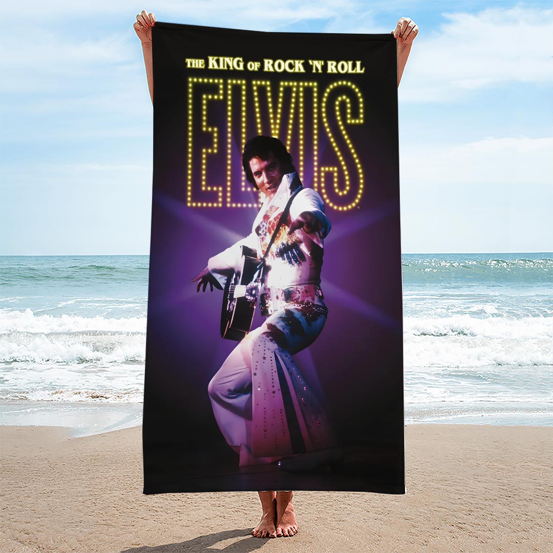 Elvis Presley Rectangle Beach Towel – HOATT16832