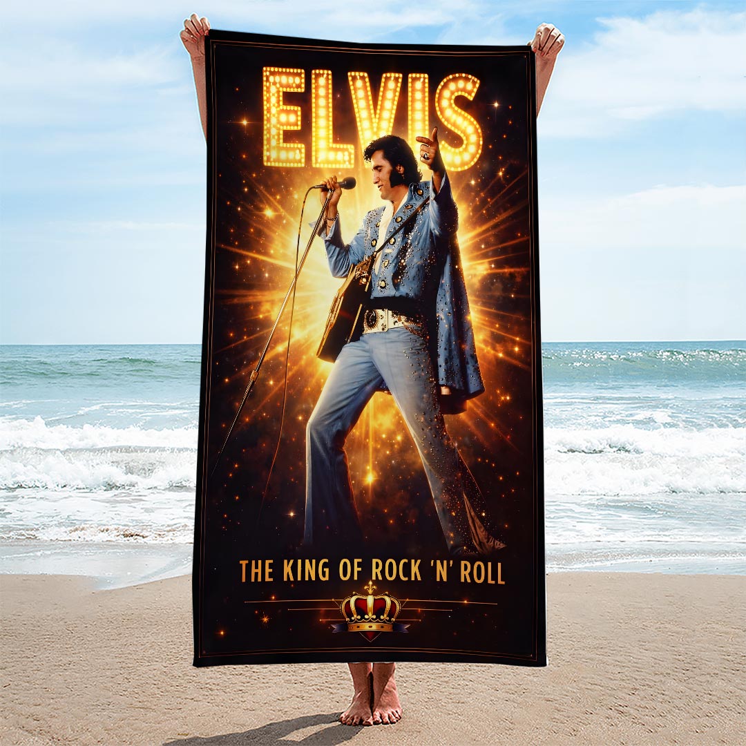 Elvis Presley Rectangle Beach Towel – HOATT17208