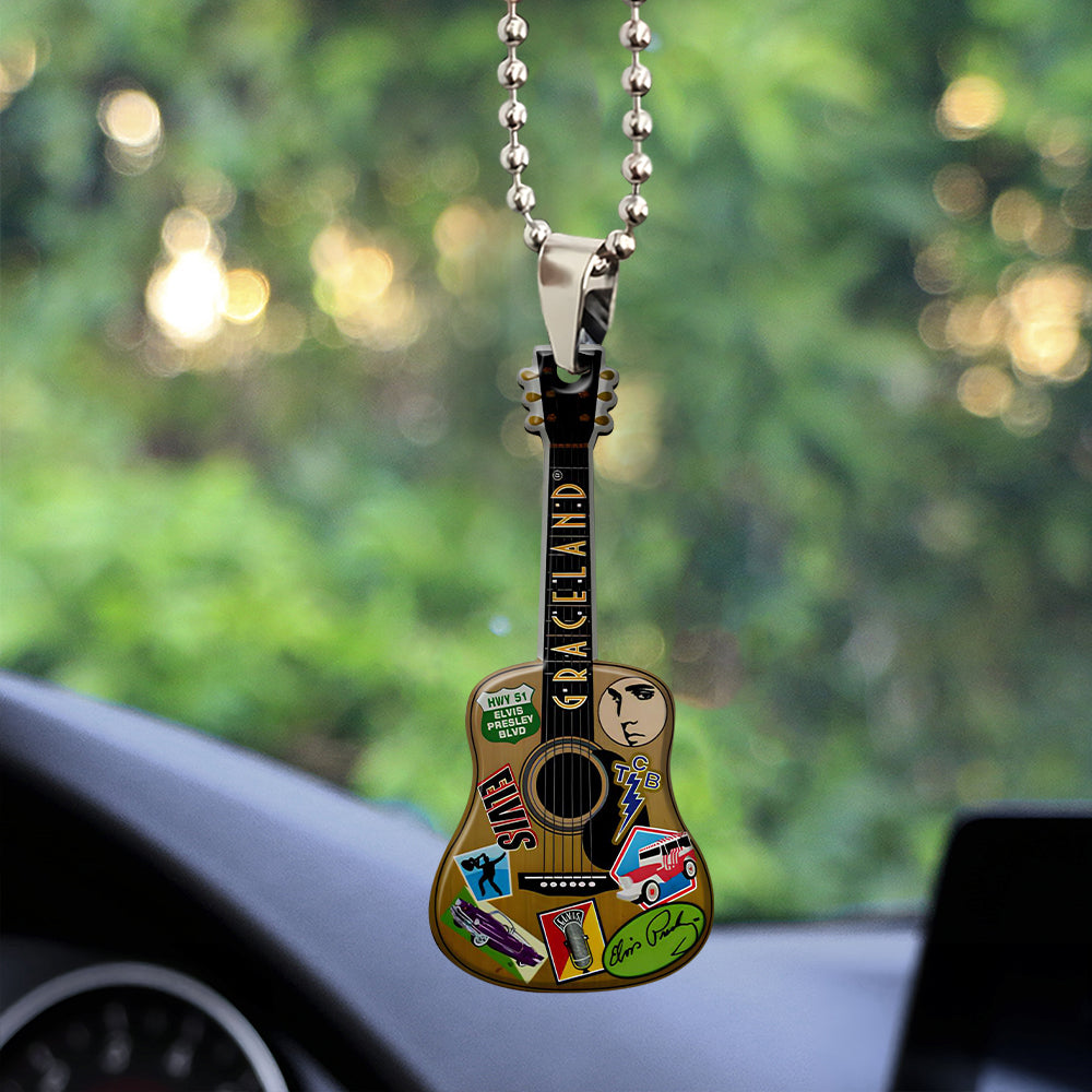 Elvis Presley Custom Shape 1-sided Acrylic Car Ornament – GNE 2555